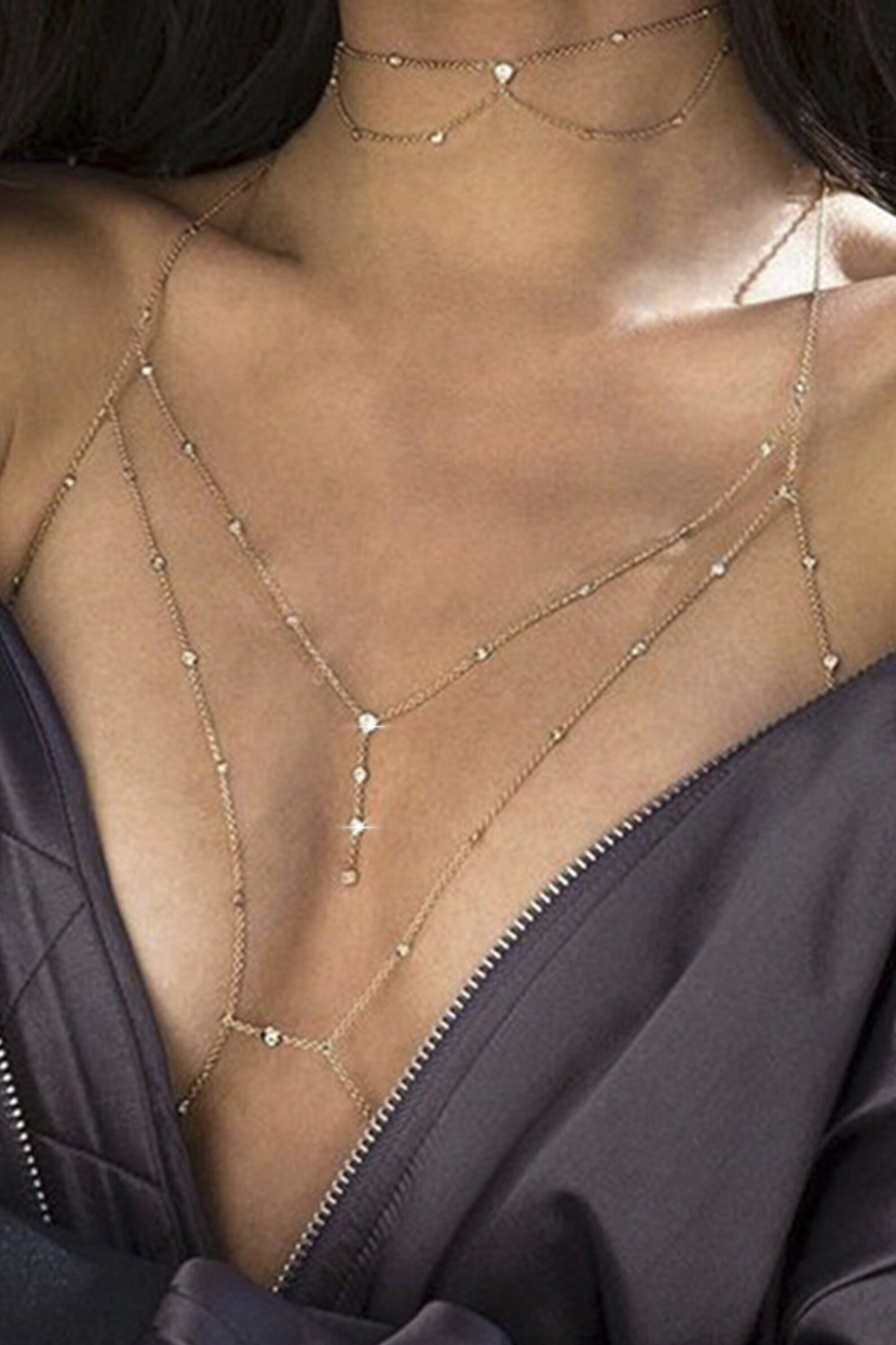 Must Be Love Jeweled Body Chain