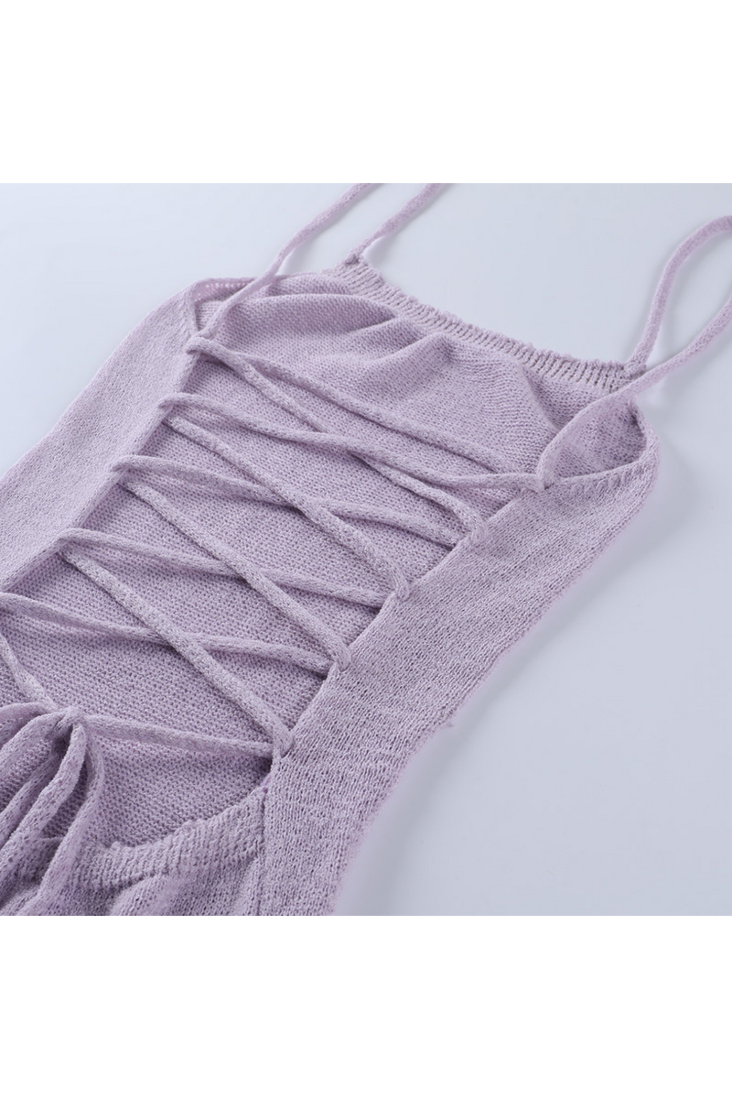 Pretty On Fleek Knit Dress - Lilac