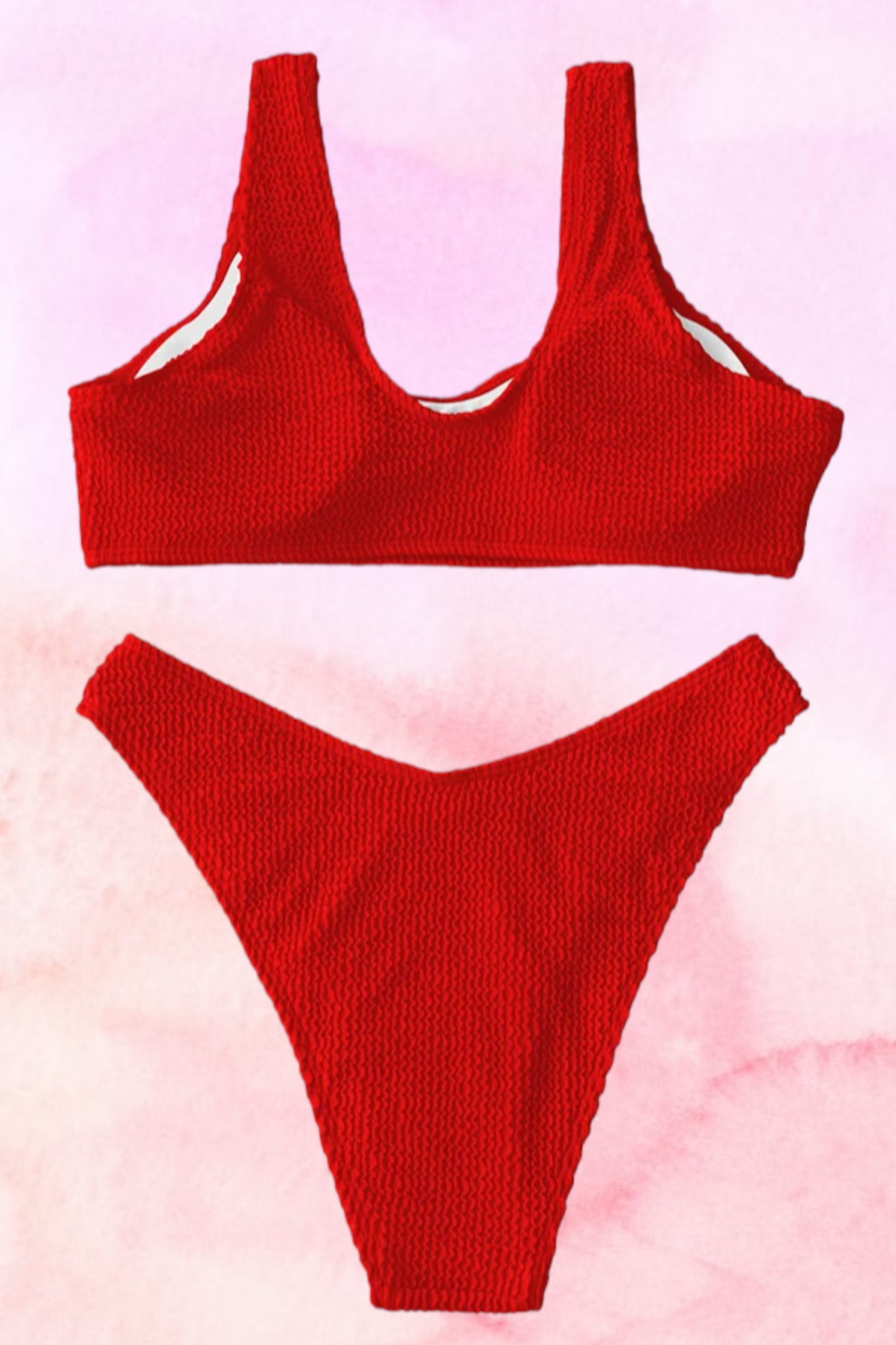 So Fire Bikini Set - Red
