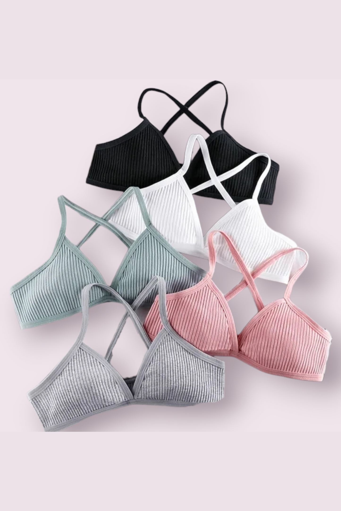Zone Out Ribbed Bralette