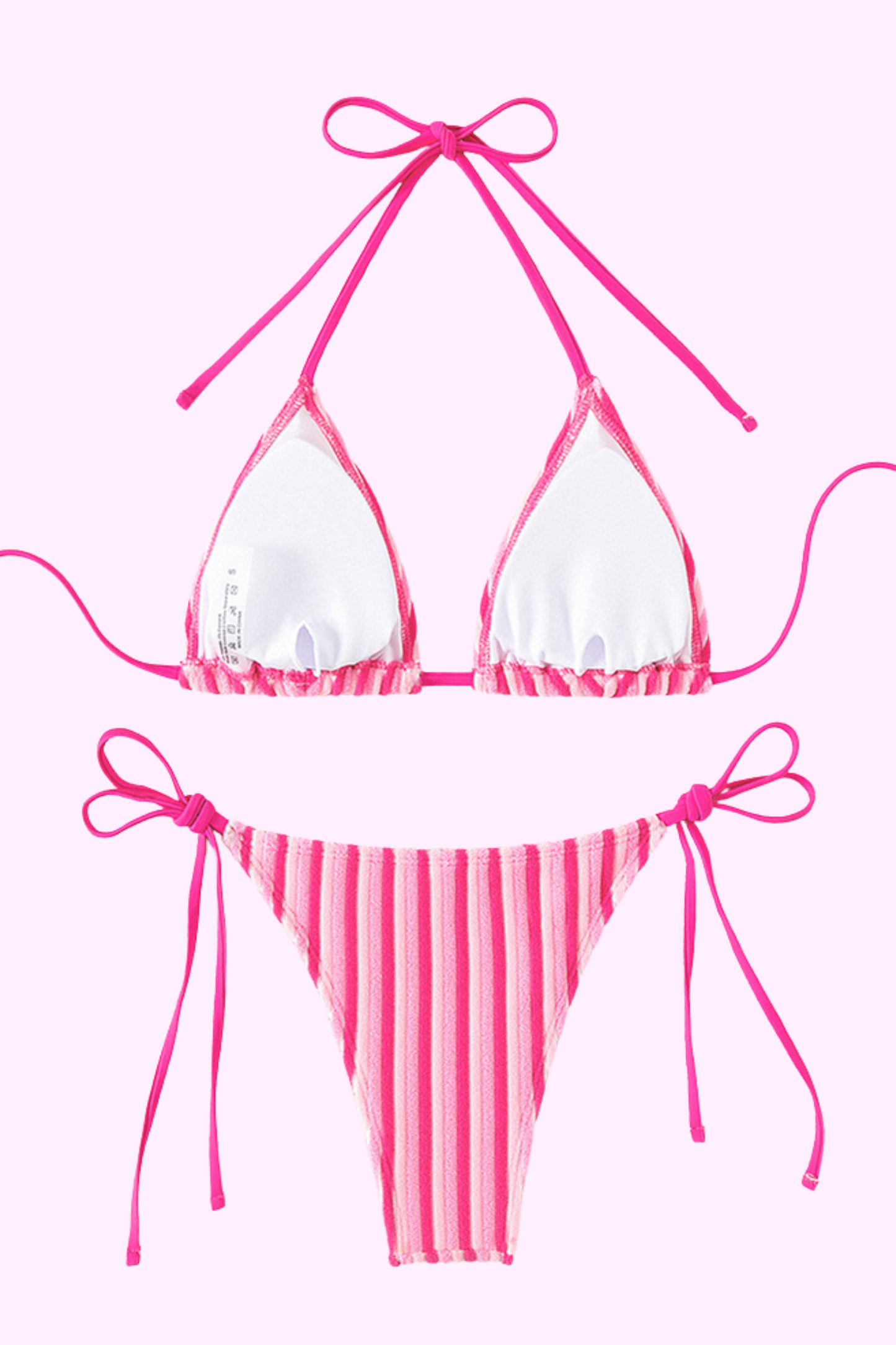 Candyland Bikini Set - Bright Pink