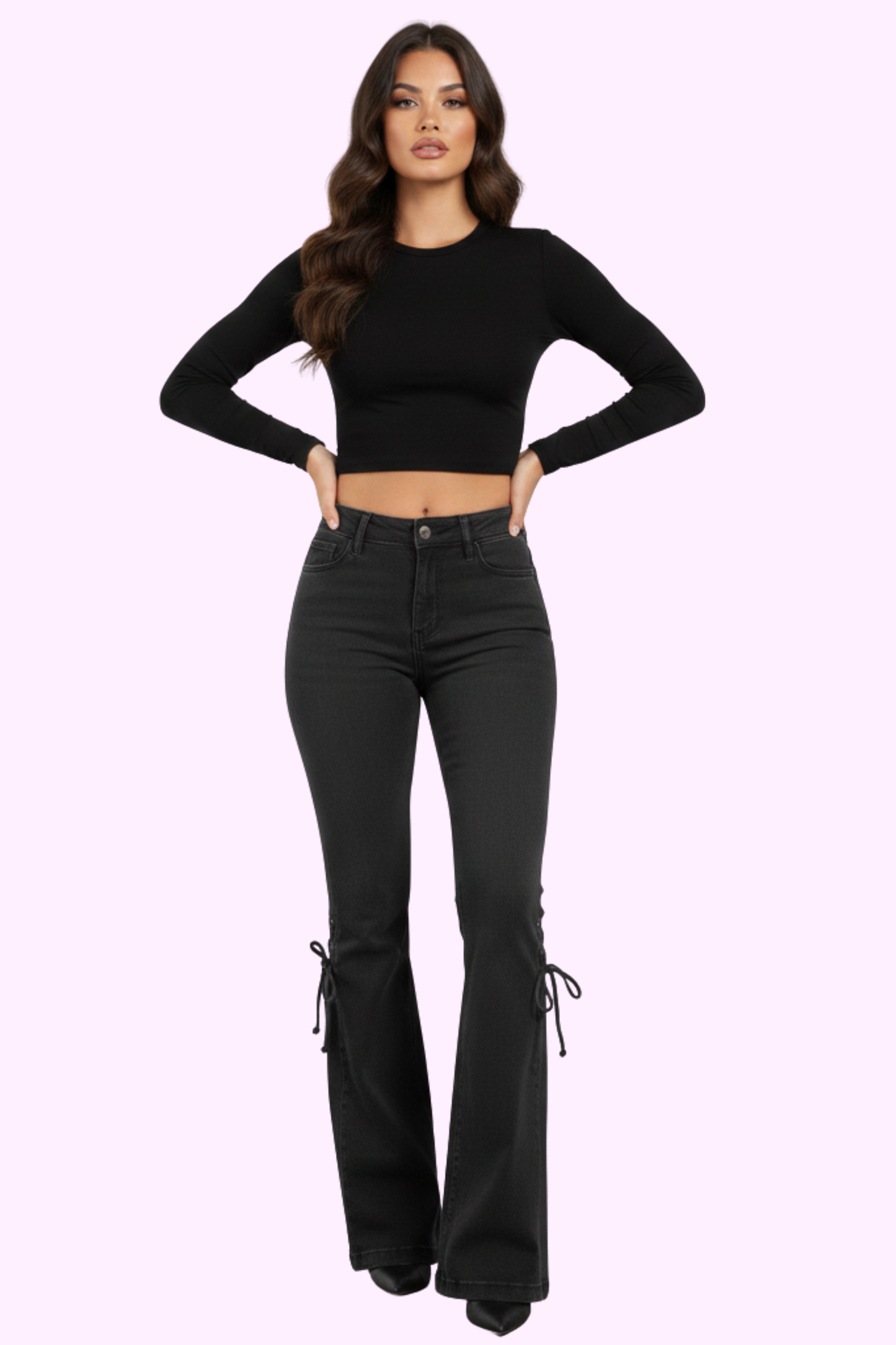 Till Dawn Jeans - Black - flyqueens