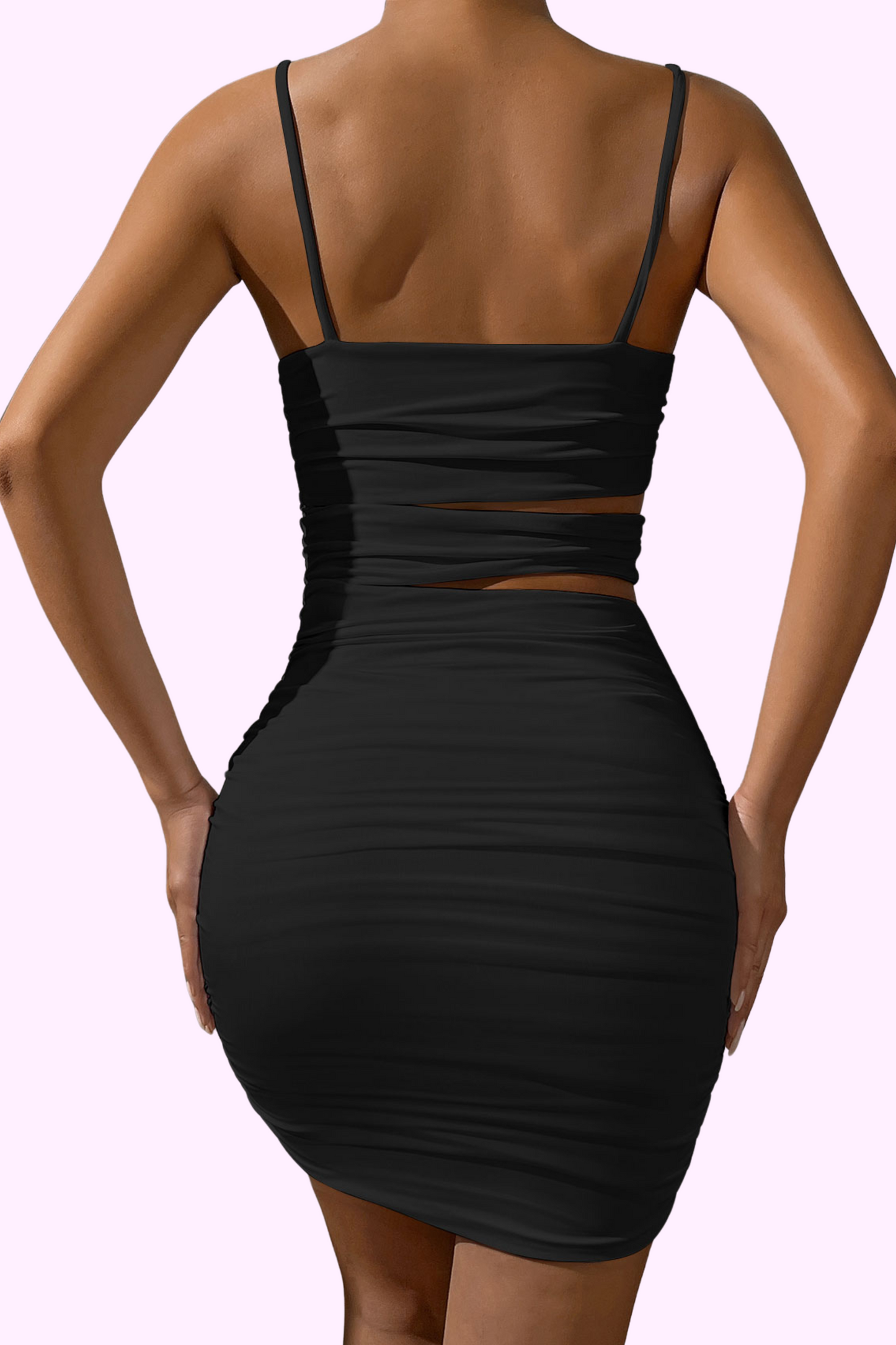 On My Good Side Dress - Black