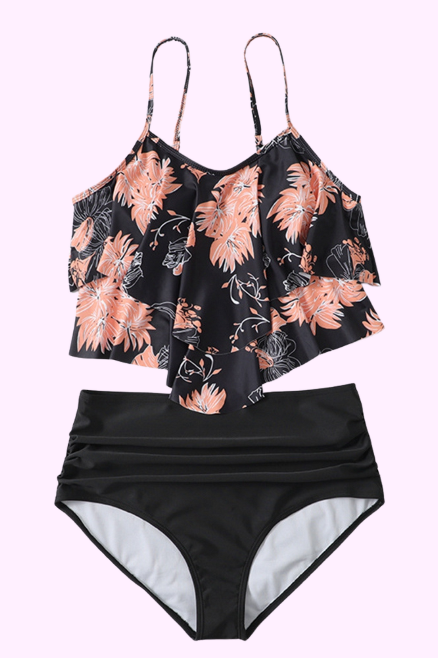 Coastline Fine High-Waisted Bikini Set