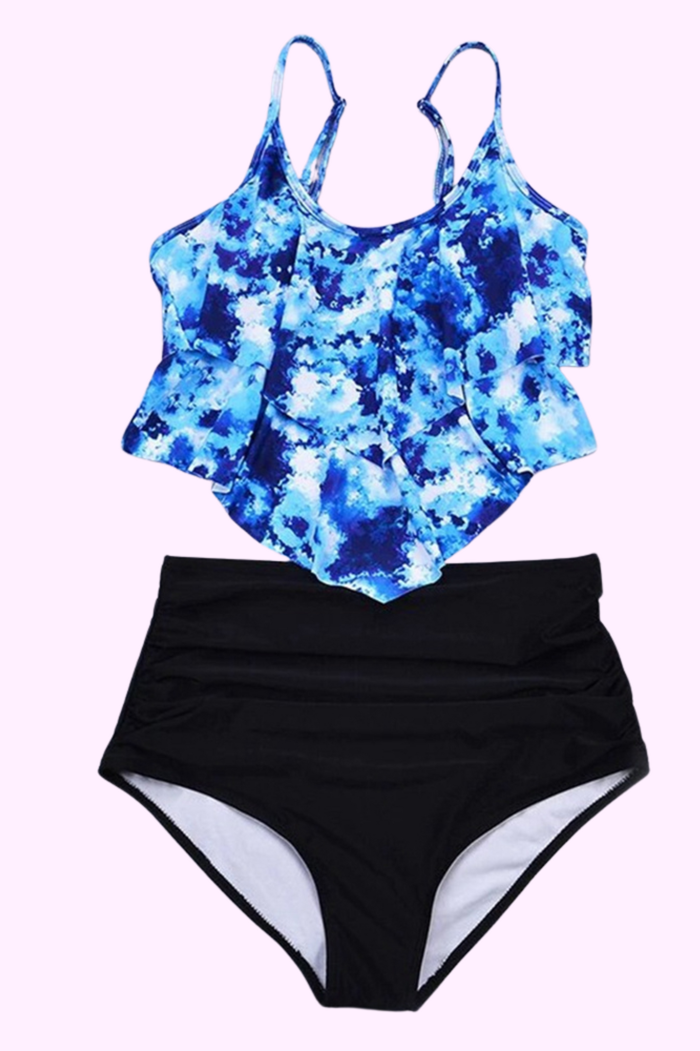 Oceanic High-Waisted Bikini Set
