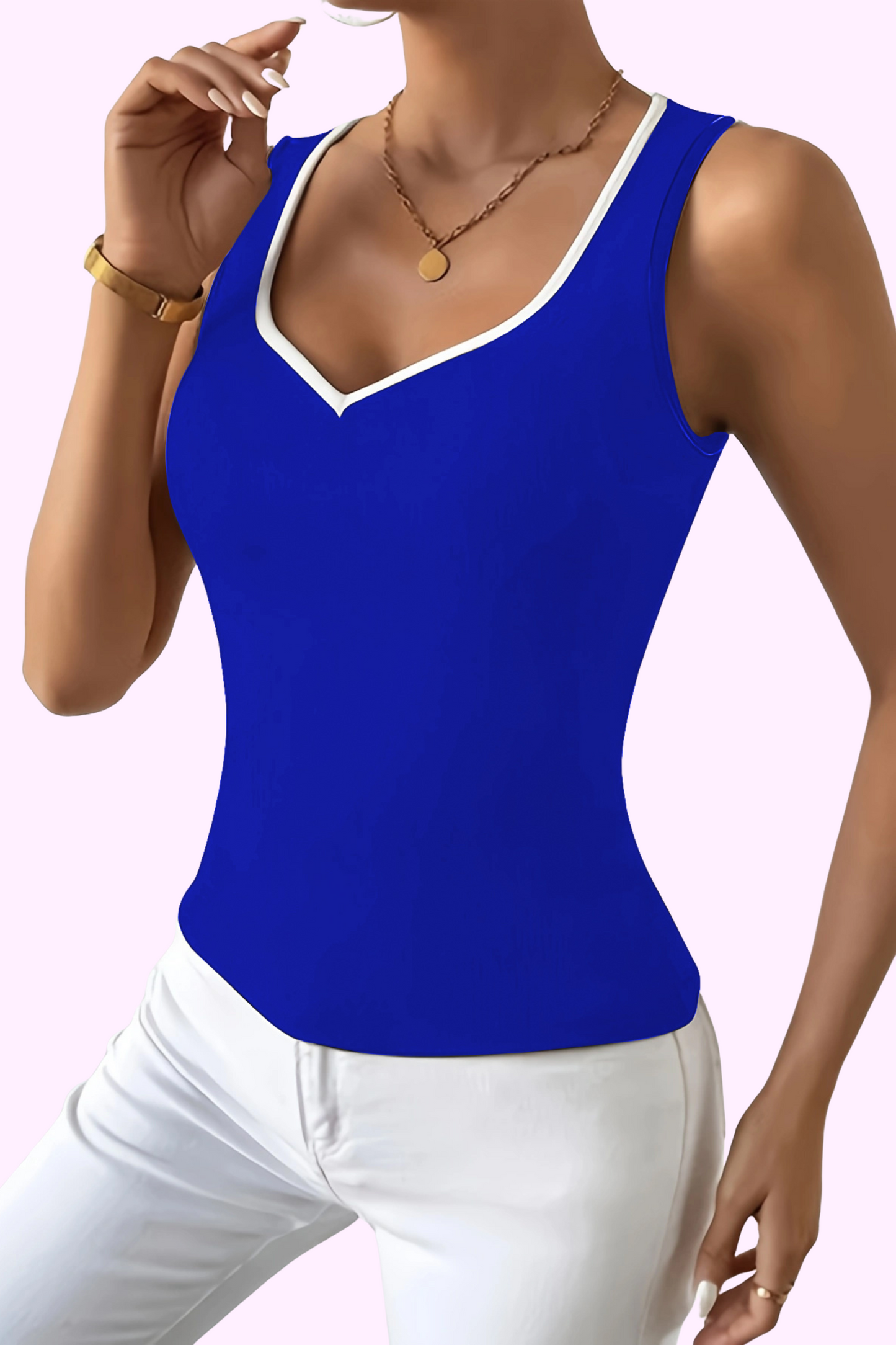 Lina Top - Blue