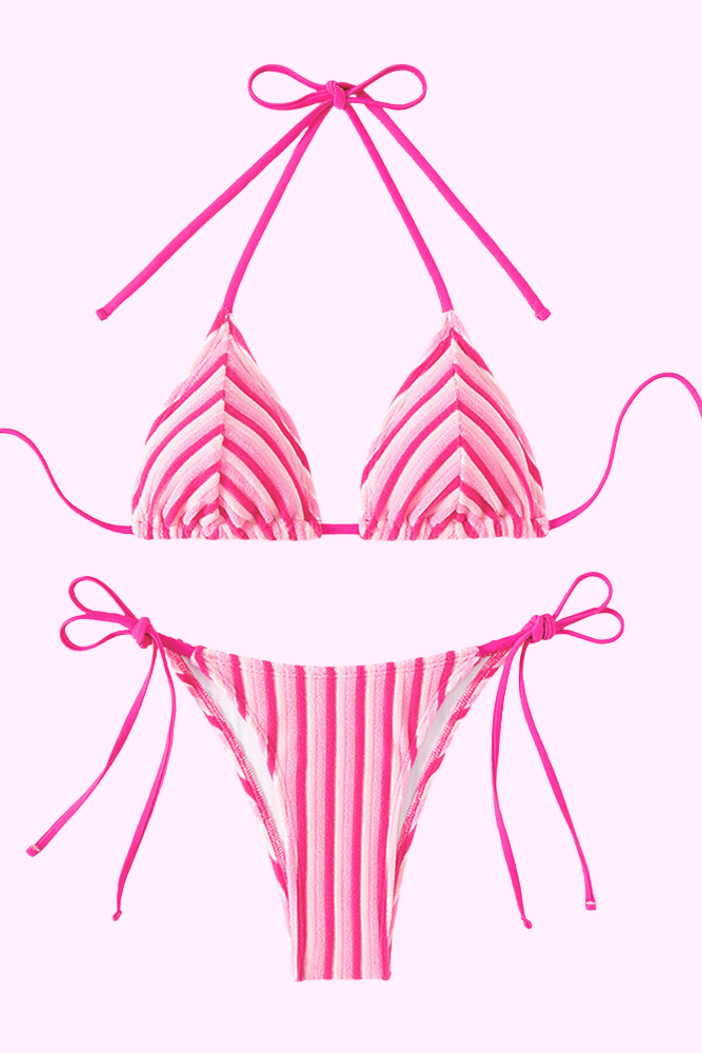 Candyland Bikini Set - Bright Pink