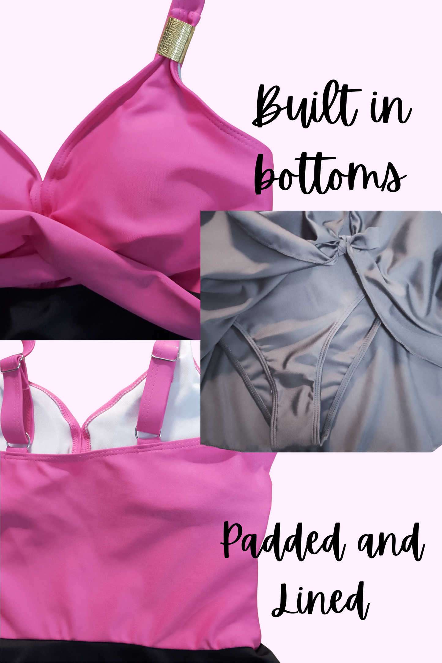 Ocean Breeze Swim Dress - Pink
