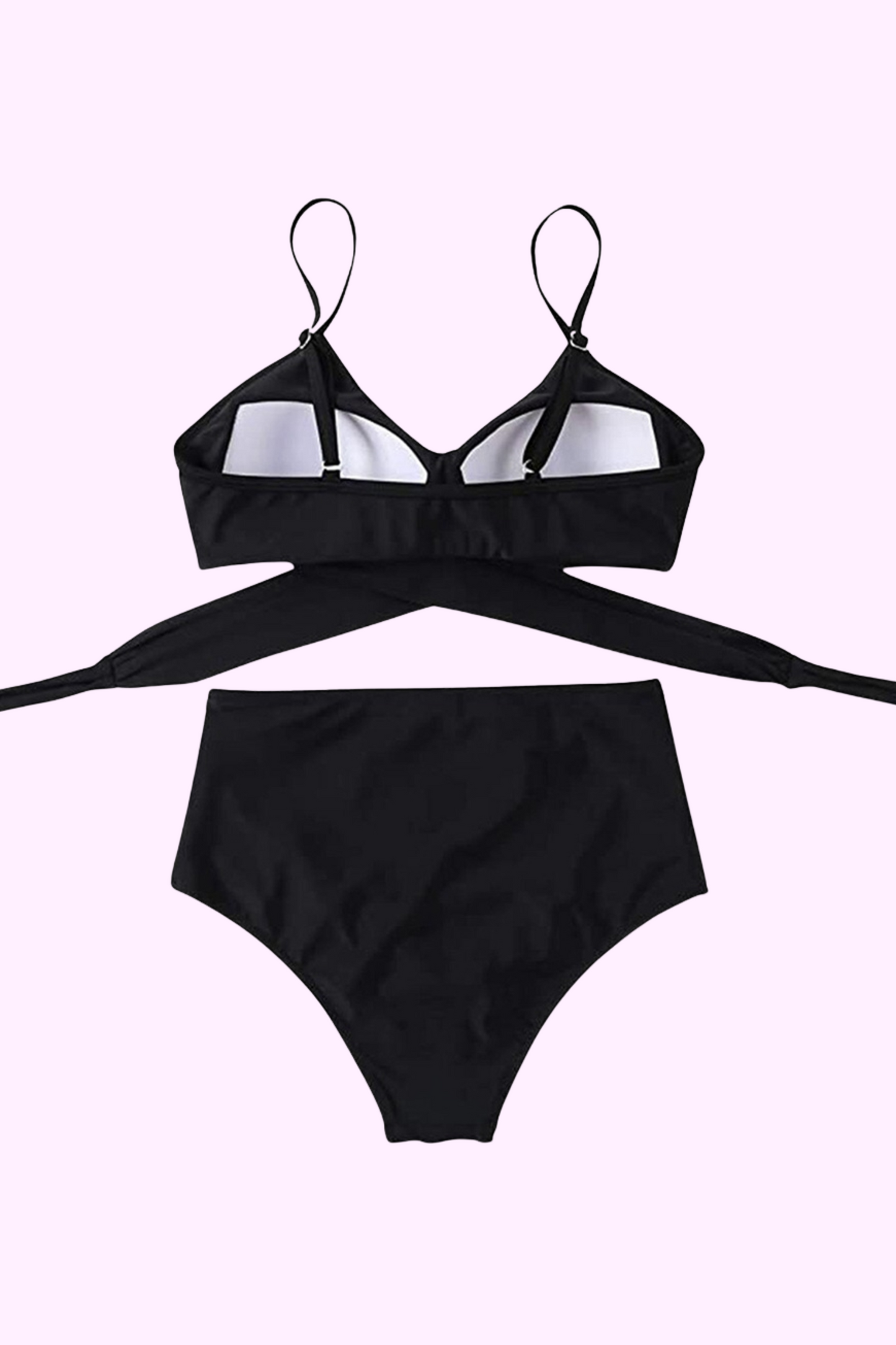 Midnight Swim High-Waisted Bikini Set