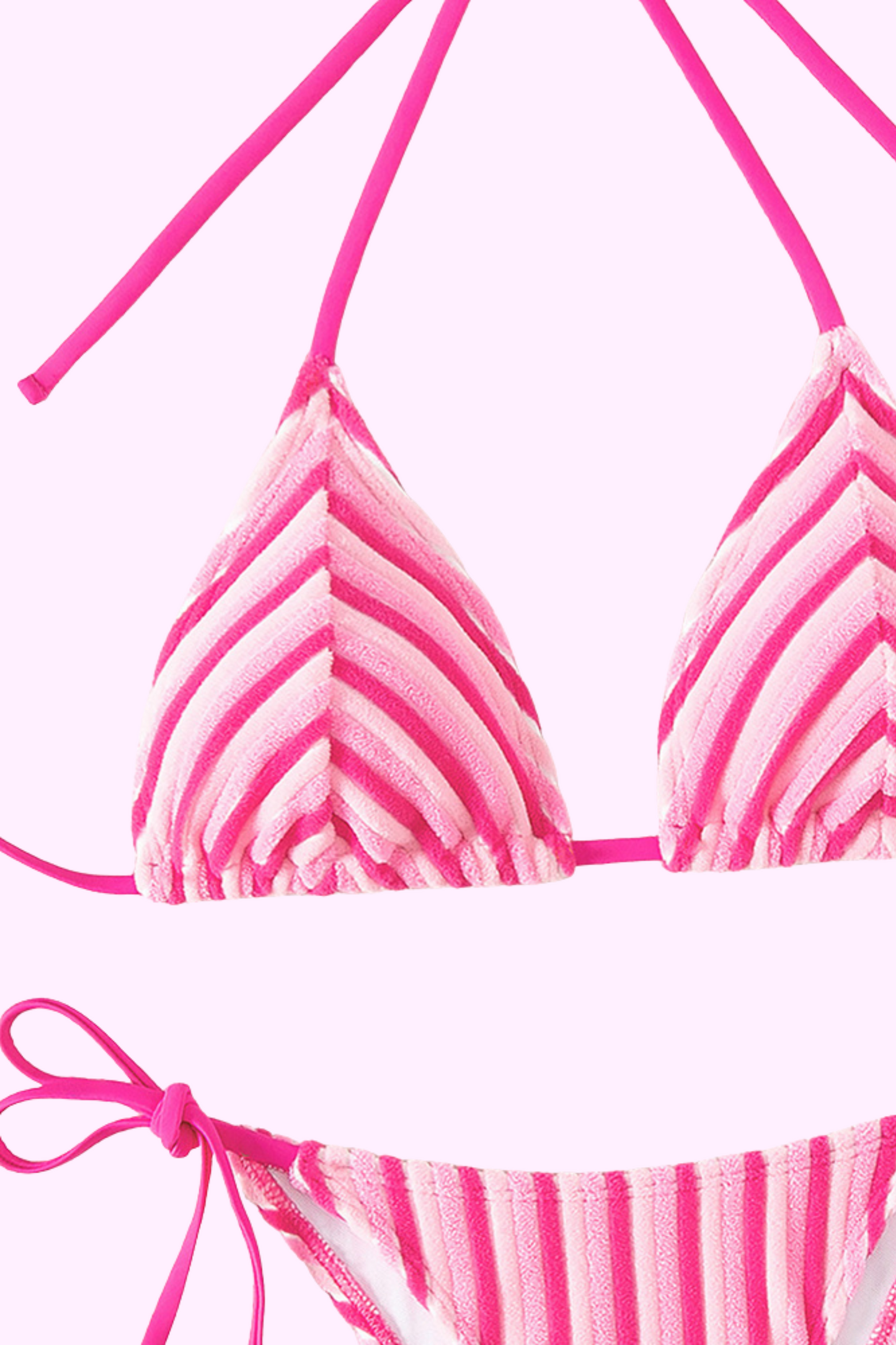 Candyland Bikini Set - Bright Pink