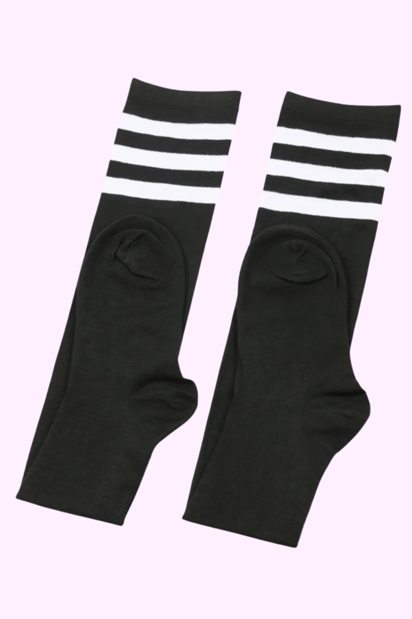 The Stripe is Right Thigh High Socks