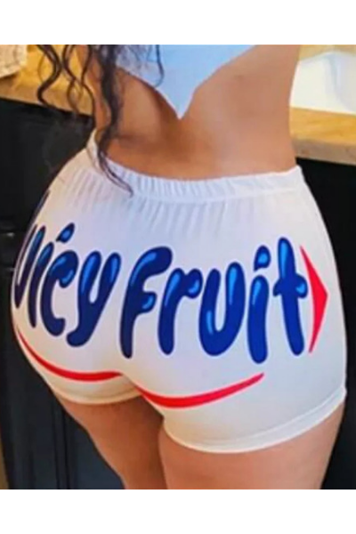 Keep It Juicy Shorts - White