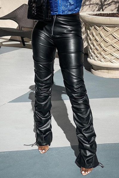 City of Love Faux Leather Pants