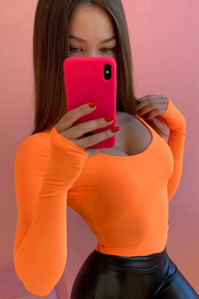 Blazin Bodysuit - Orange