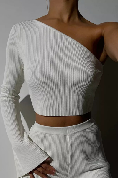 Lil Fling Sweater - White