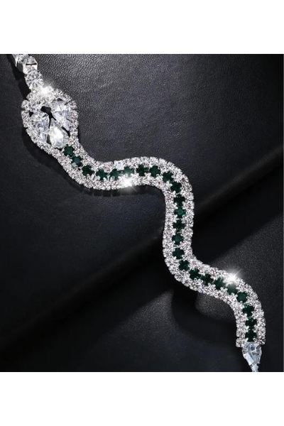 Snake Charmer Jeweled Bralette
