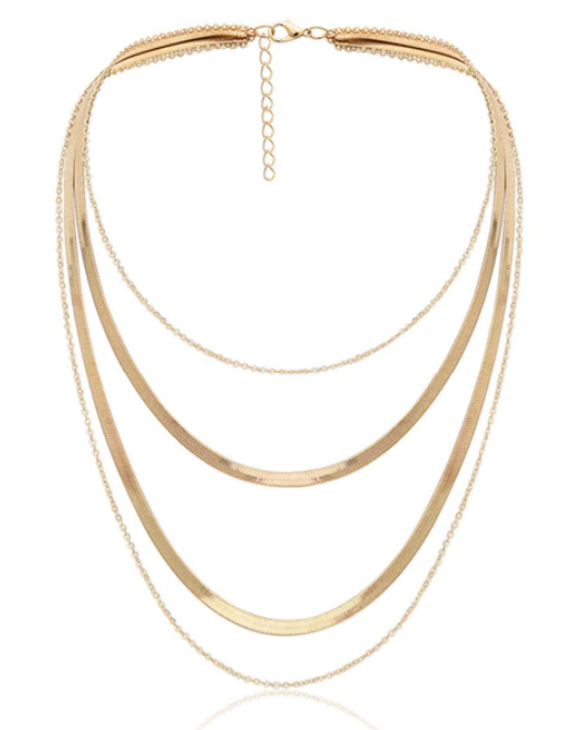 Flashy Queen Layered Necklace