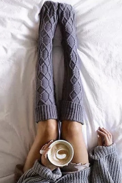 Breakfast in Bed Socks - Beige