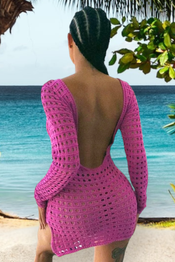 Private Beach Dress - Pink