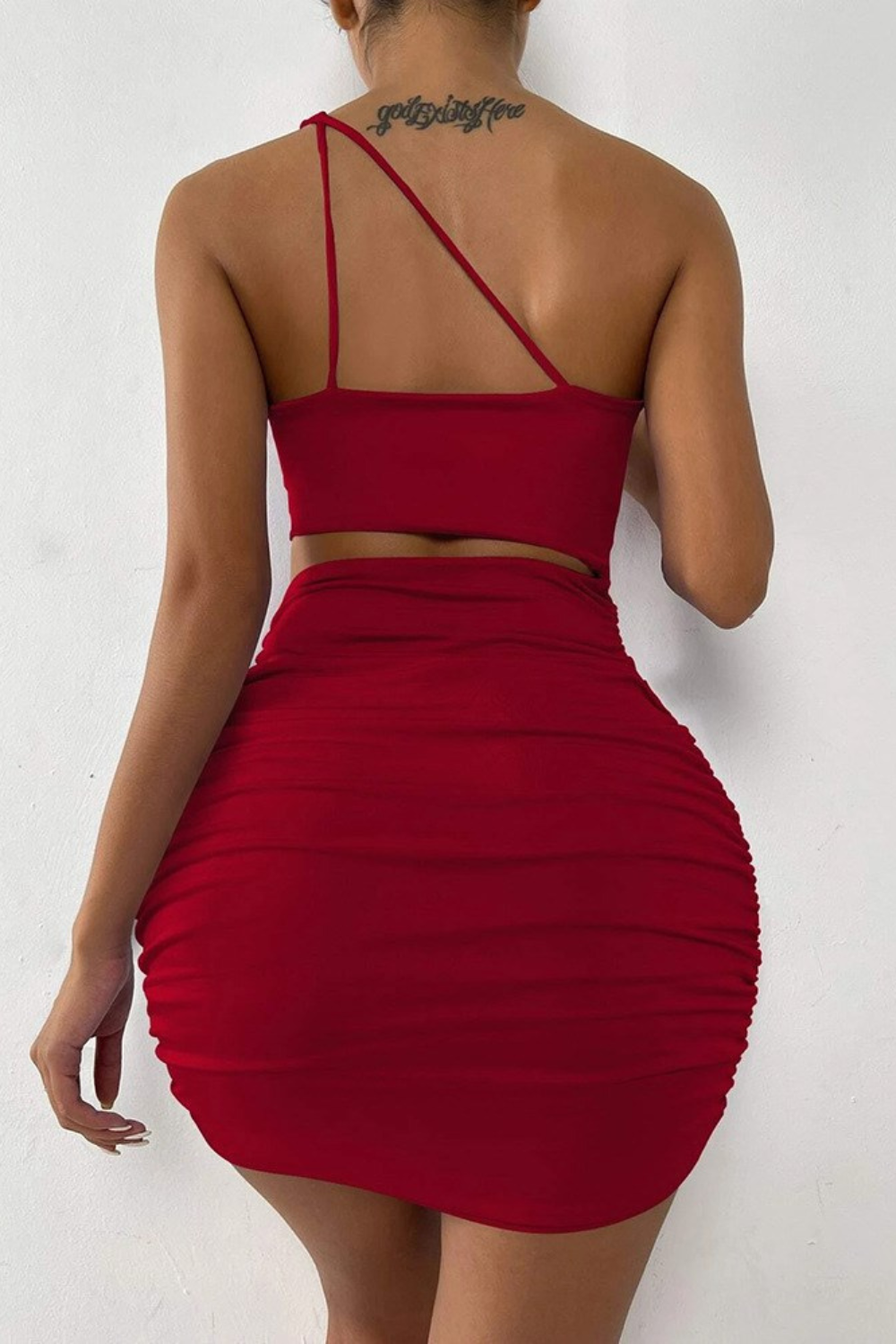 Stay On My Game Dress - Rouge