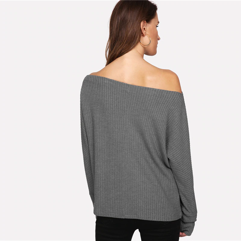 Down to Roll Sweater - Grey - flyqueens