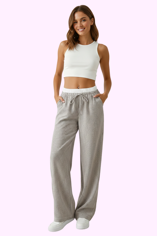 Main Character Energy Pants - Beige - flyqueens