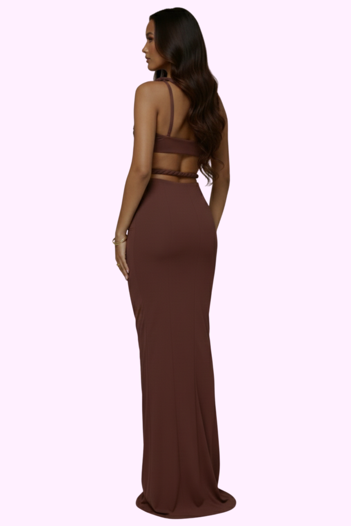 Badder Than Ever Dress Set - Brown