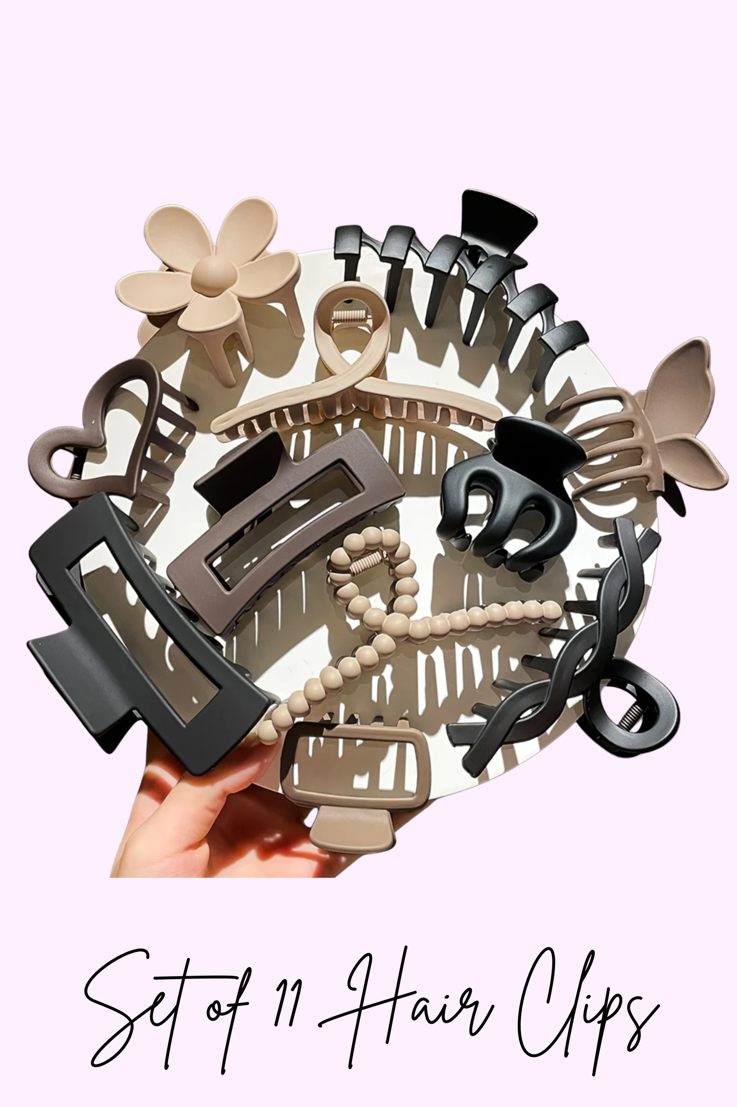 Cutie Club Set of 11 Hair Clips