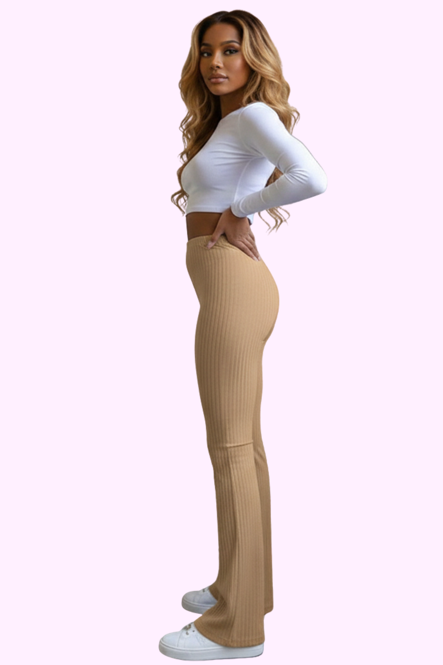 Pretty Girl Leggings - Tan