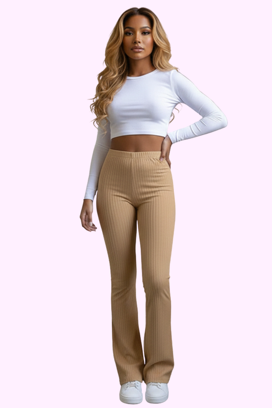 Pretty Girl Leggings - Tan