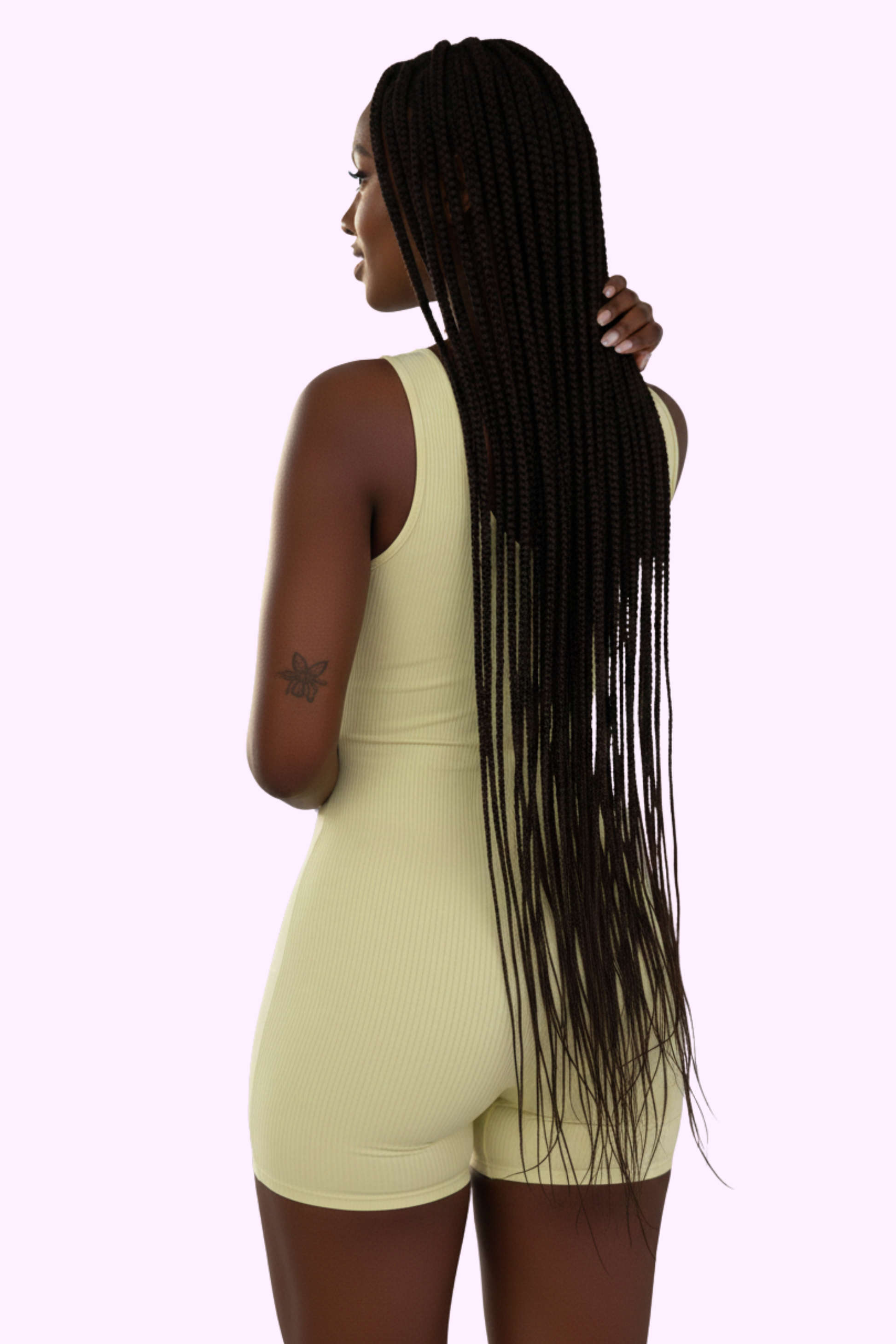 Stacks & Stares Romper - Yellow - flyqueens