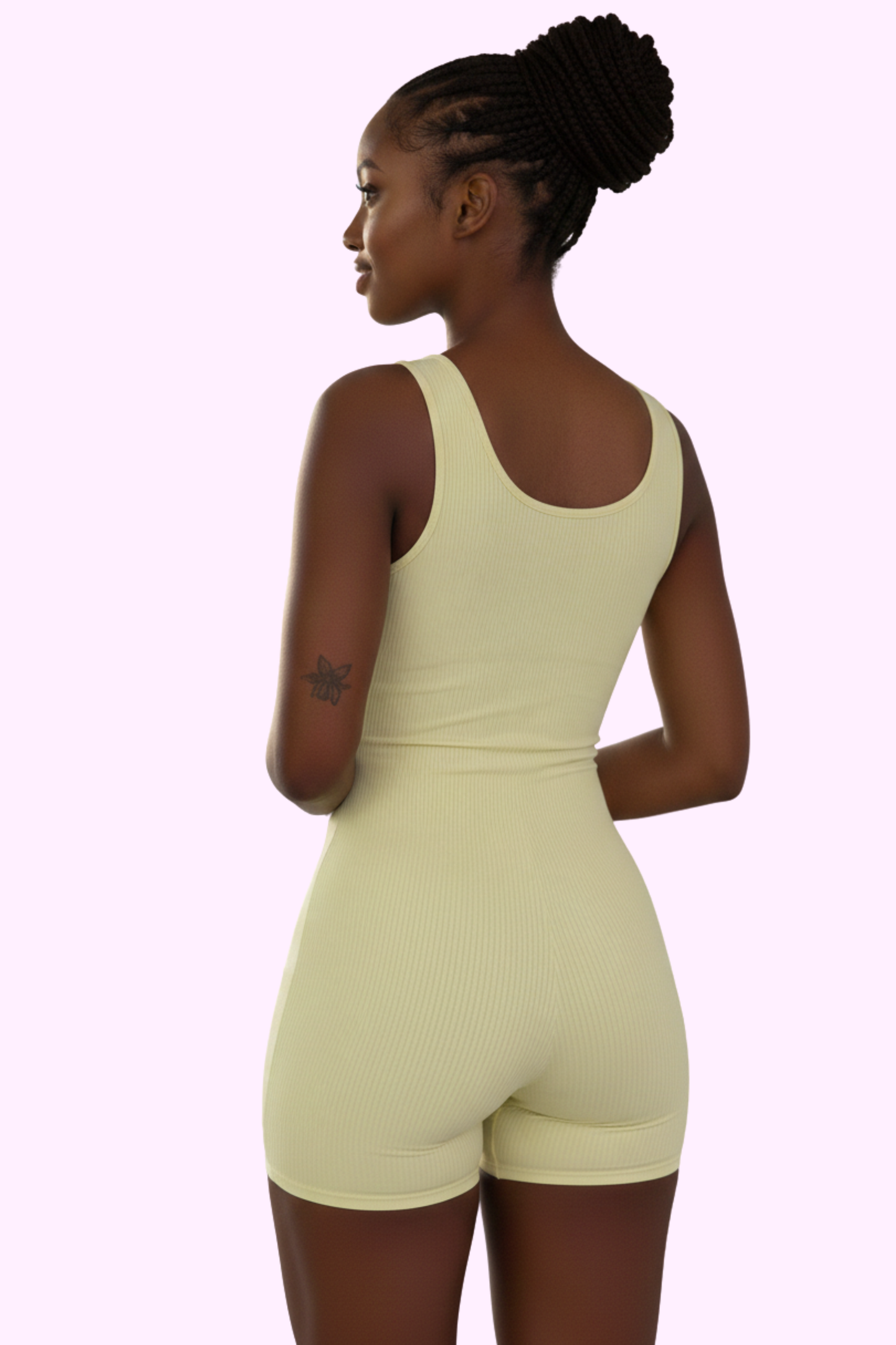 Stacks & Stares Romper - Yellow - flyqueens