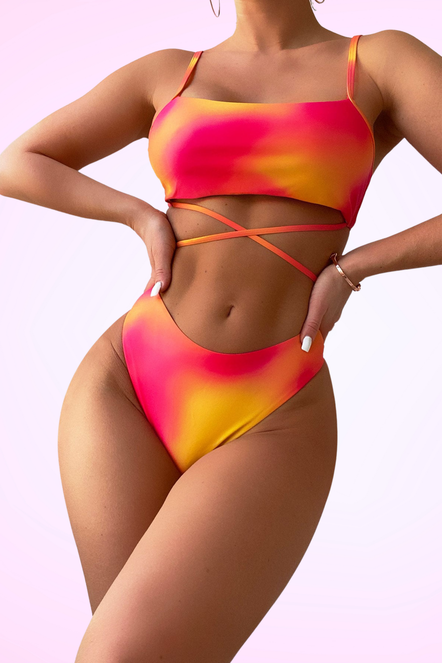 Seafront Sweetie Bikini Set - Sunrise