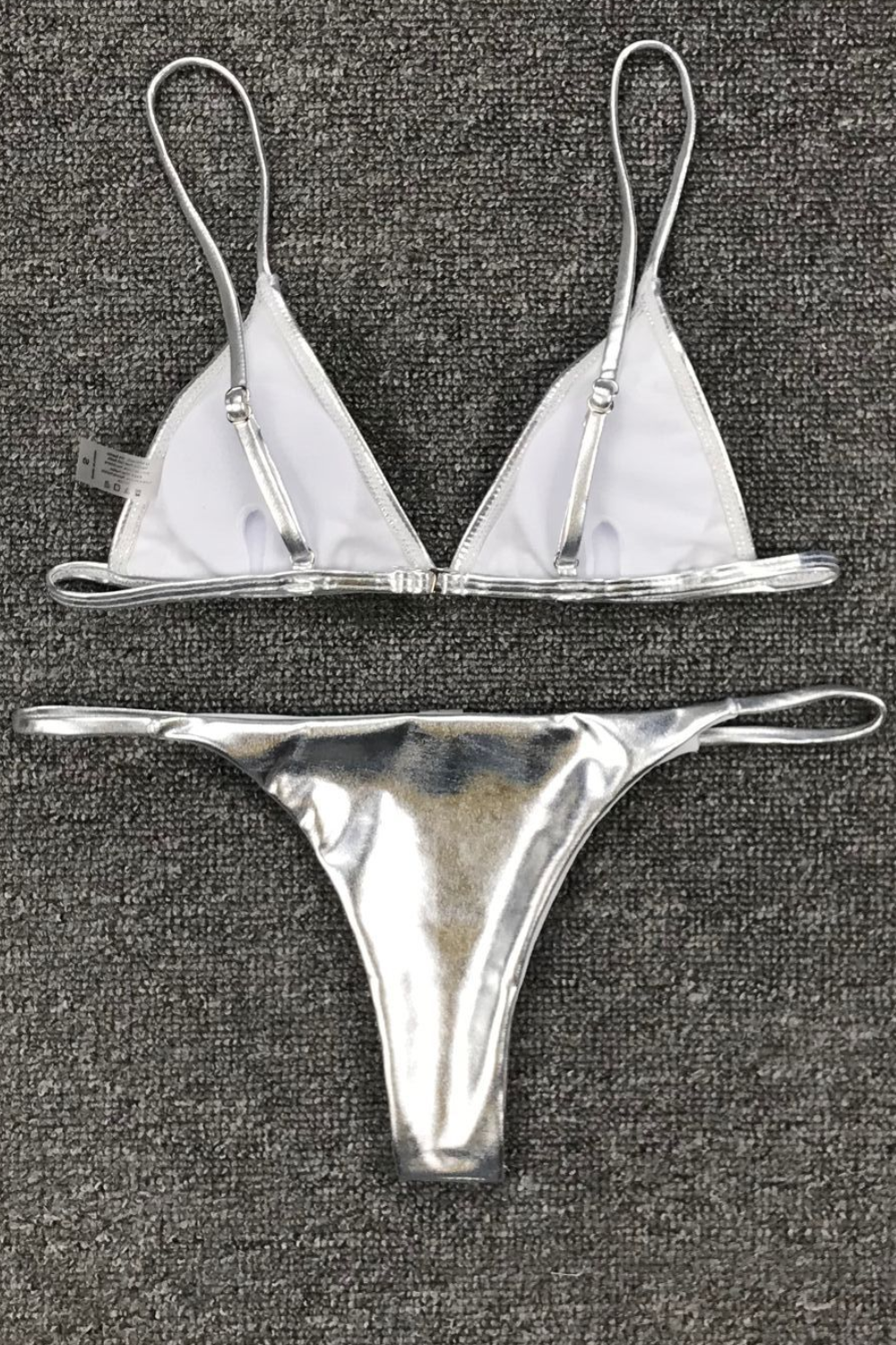 Poolside Princess Bikini Set - Silver