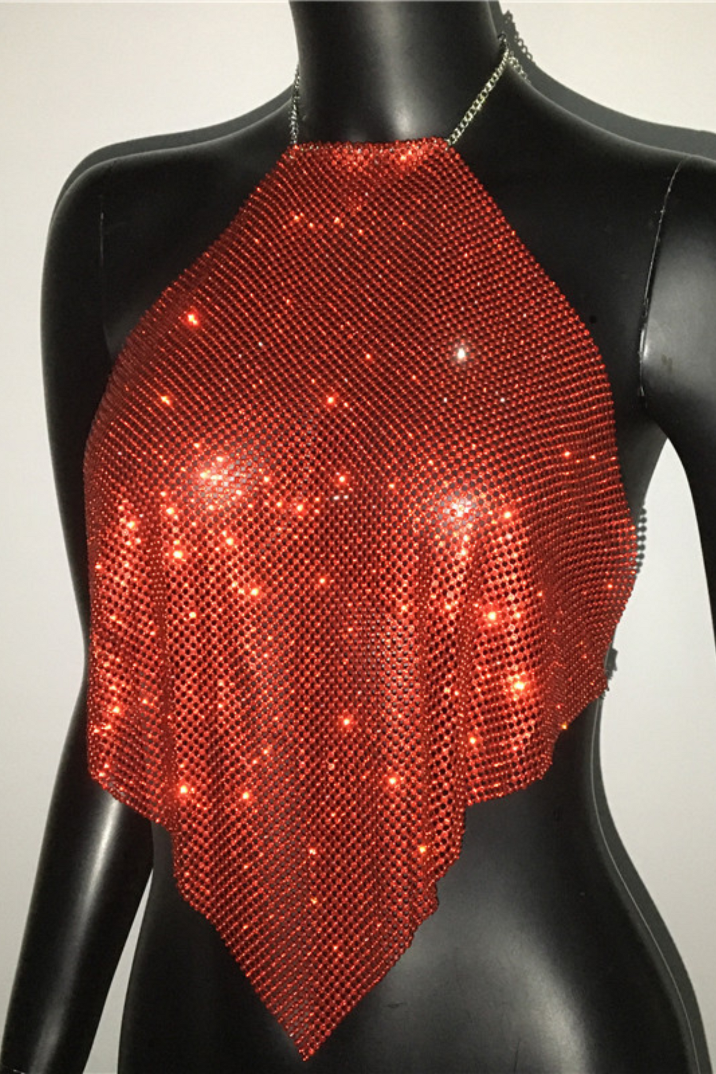 All Iced Up Jeweled Top - Red