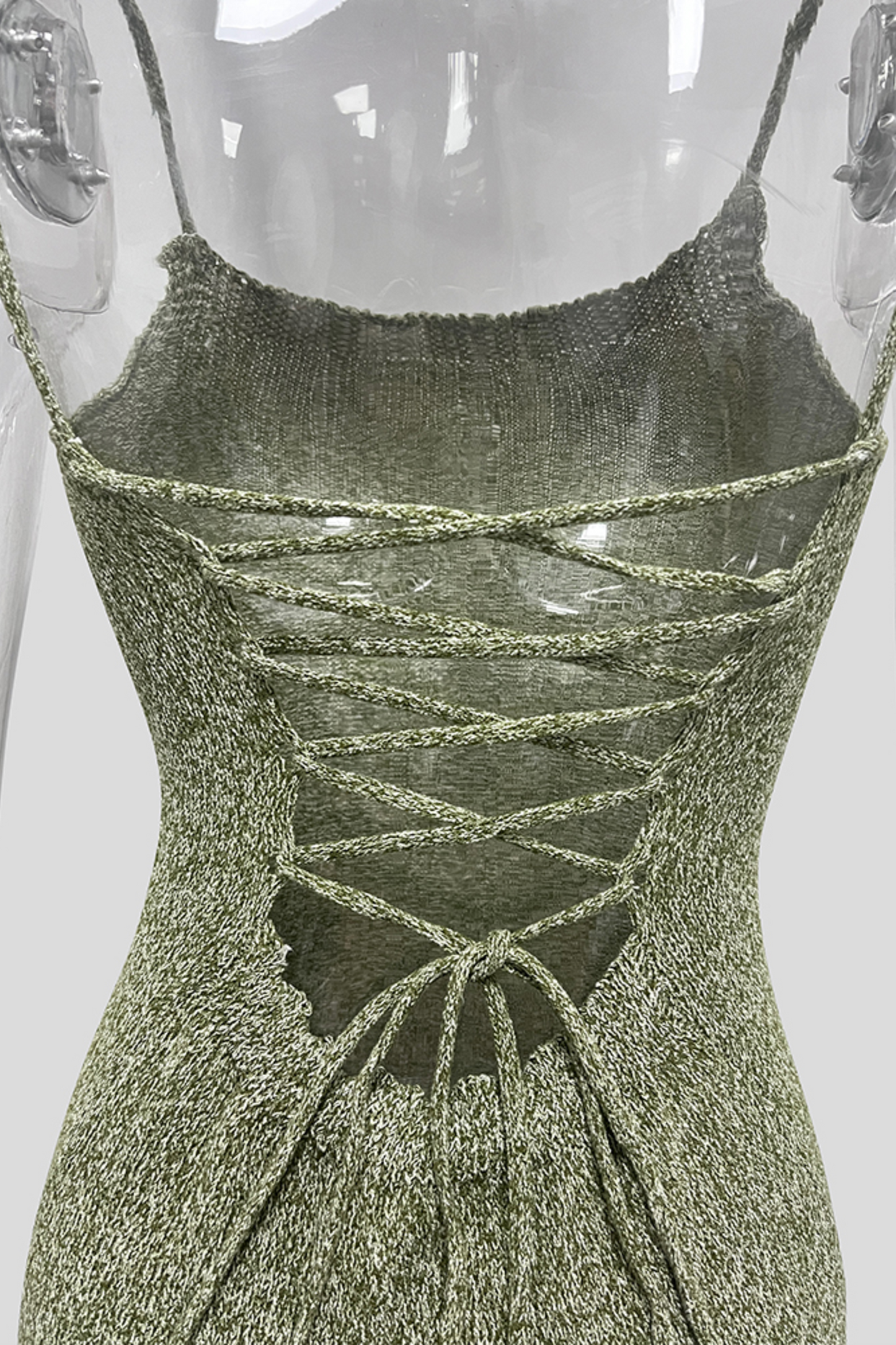 Pretty On Fleek Knit Dress - Olive
