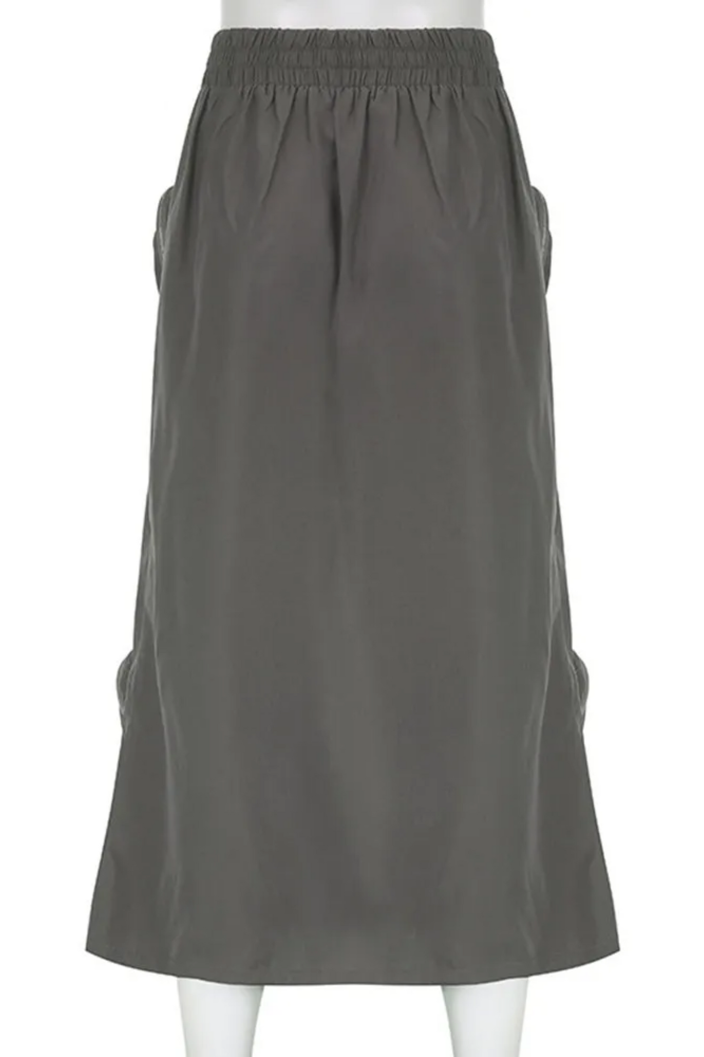Don't Play Me Cargo Skirt - Grey
