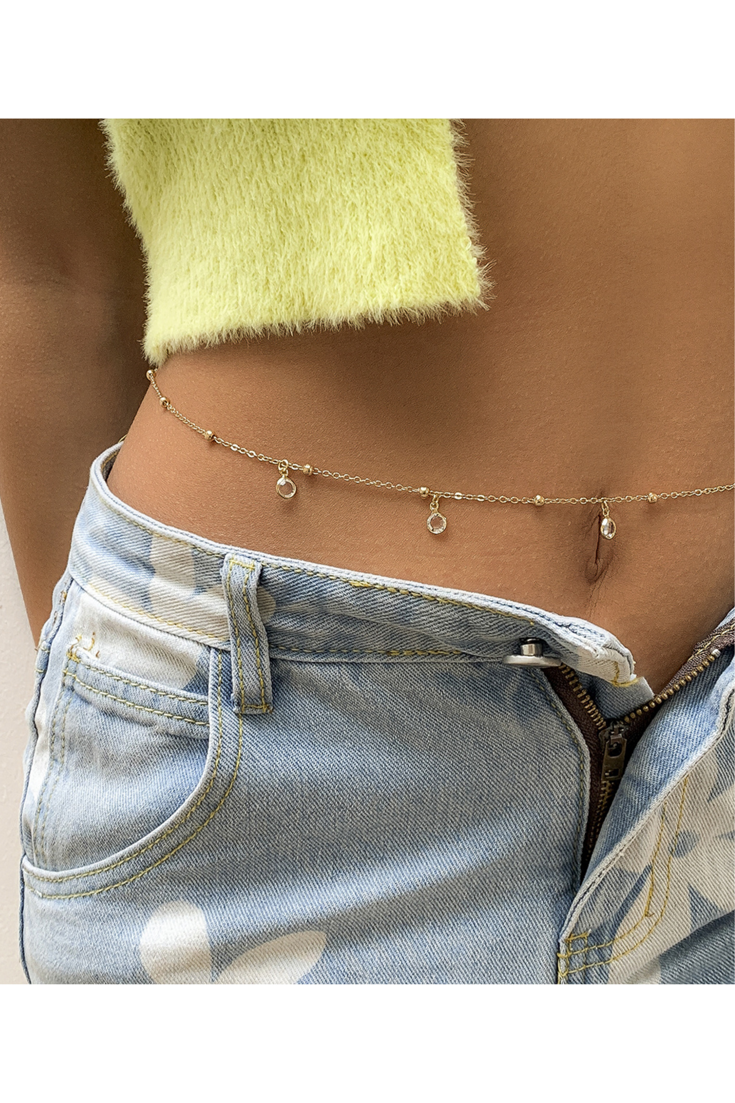 Hot Girl Summer Jeweled Belly Chain