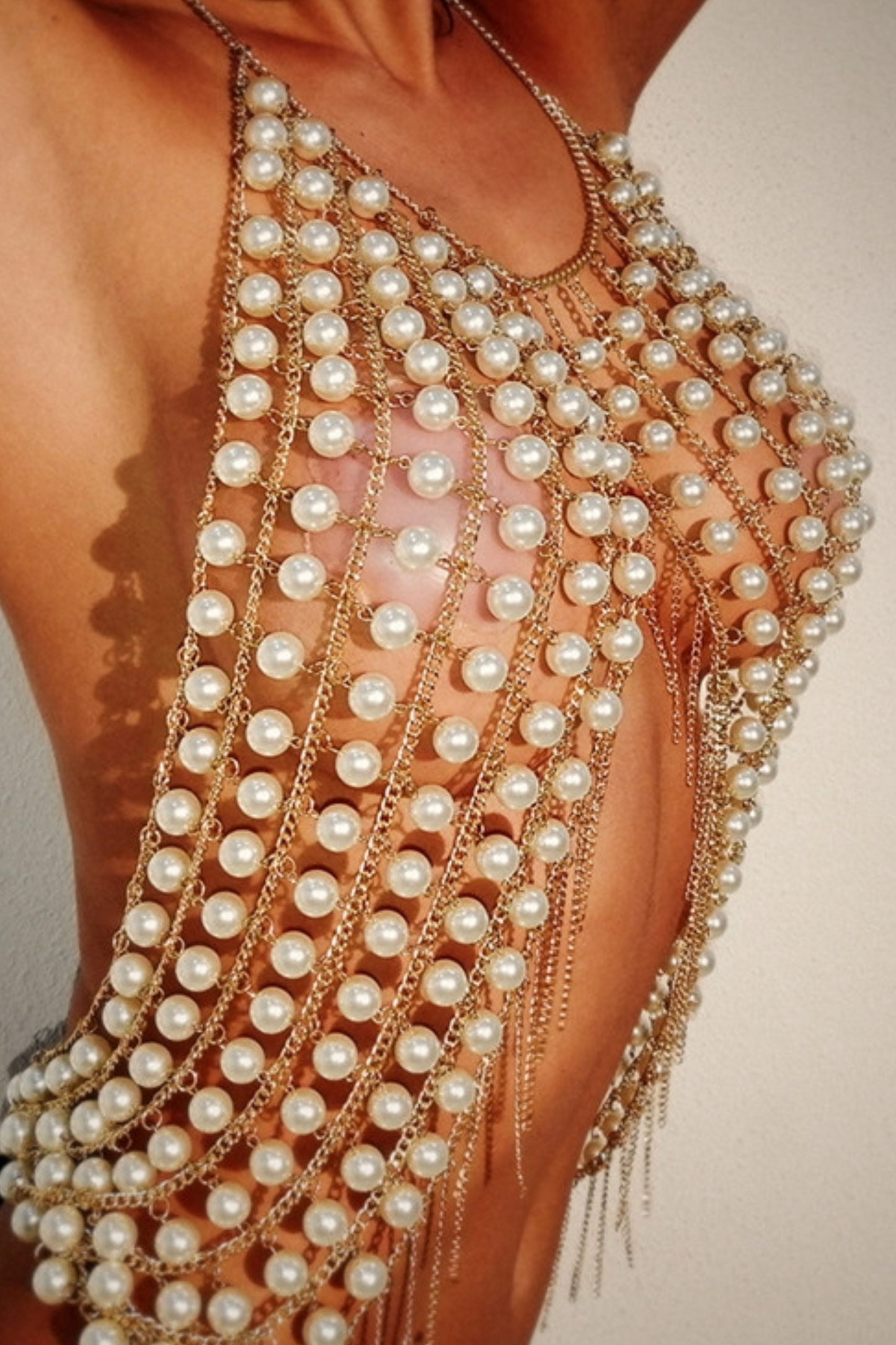 Lady In Pearls Top