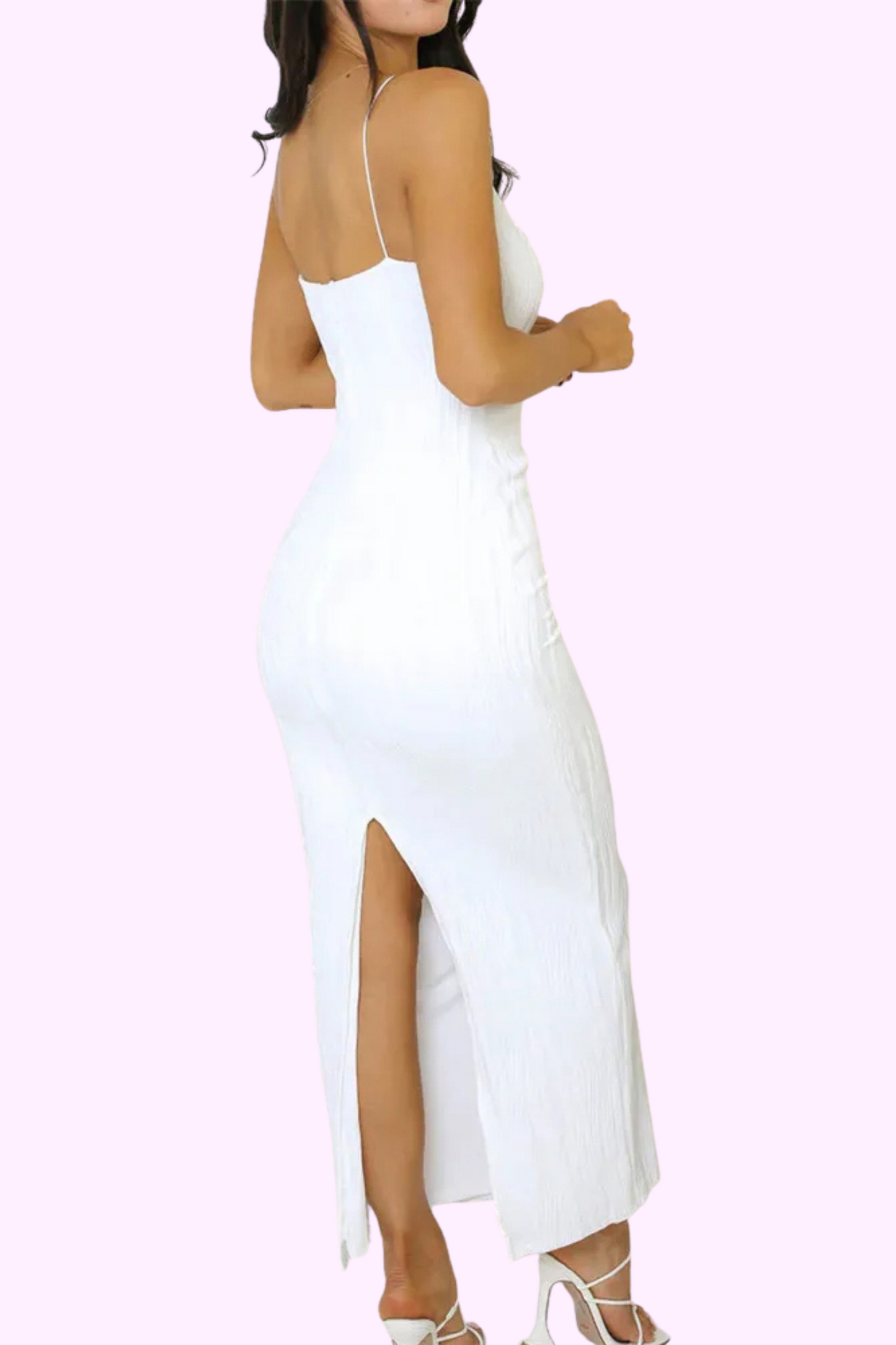 Say Less Dress - White