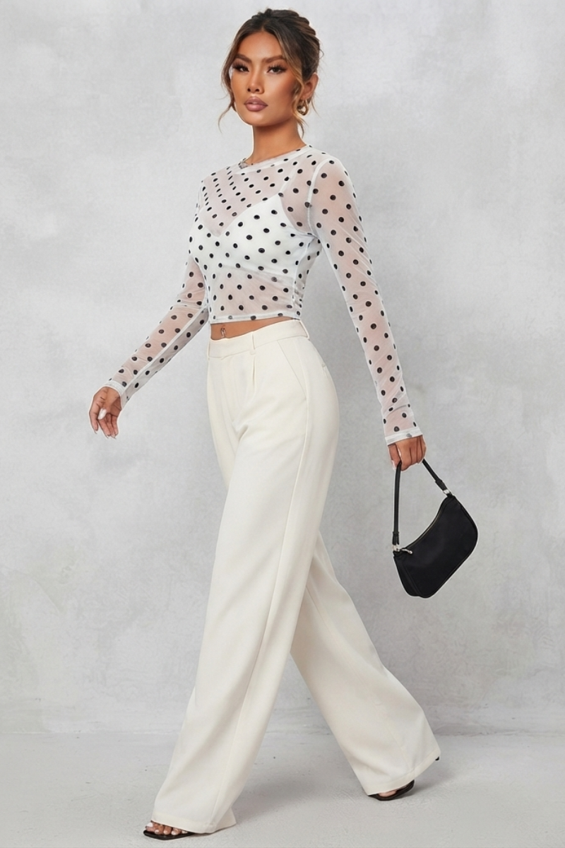 Babe Business Top - White