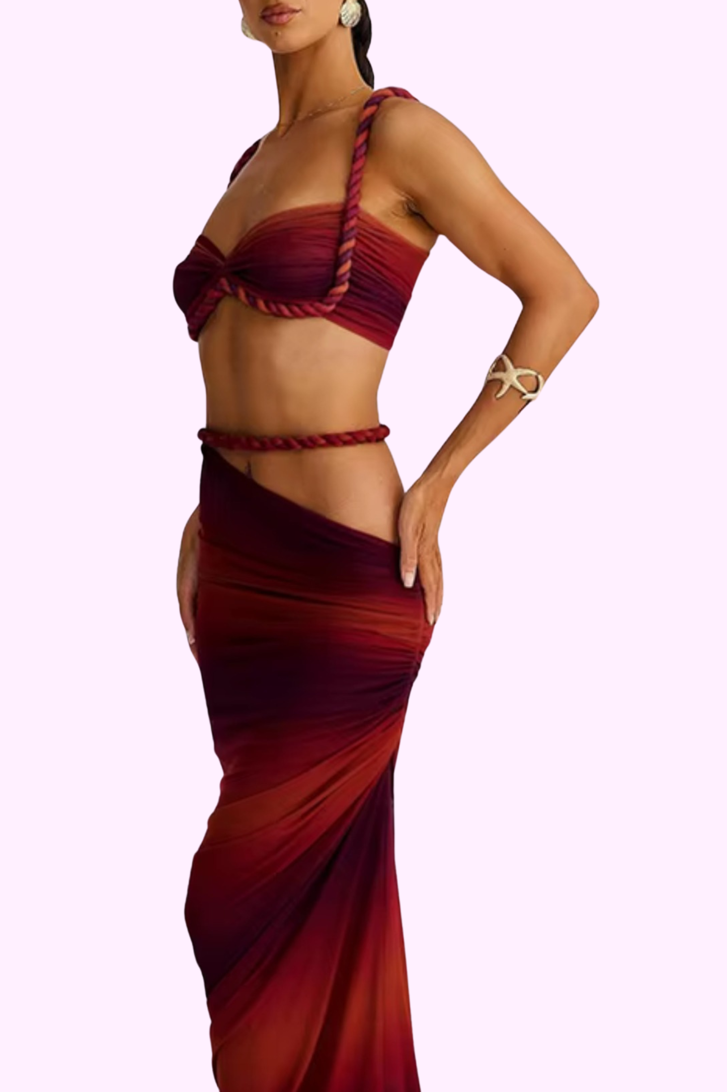 Badder Than Ever Dress Set - Red