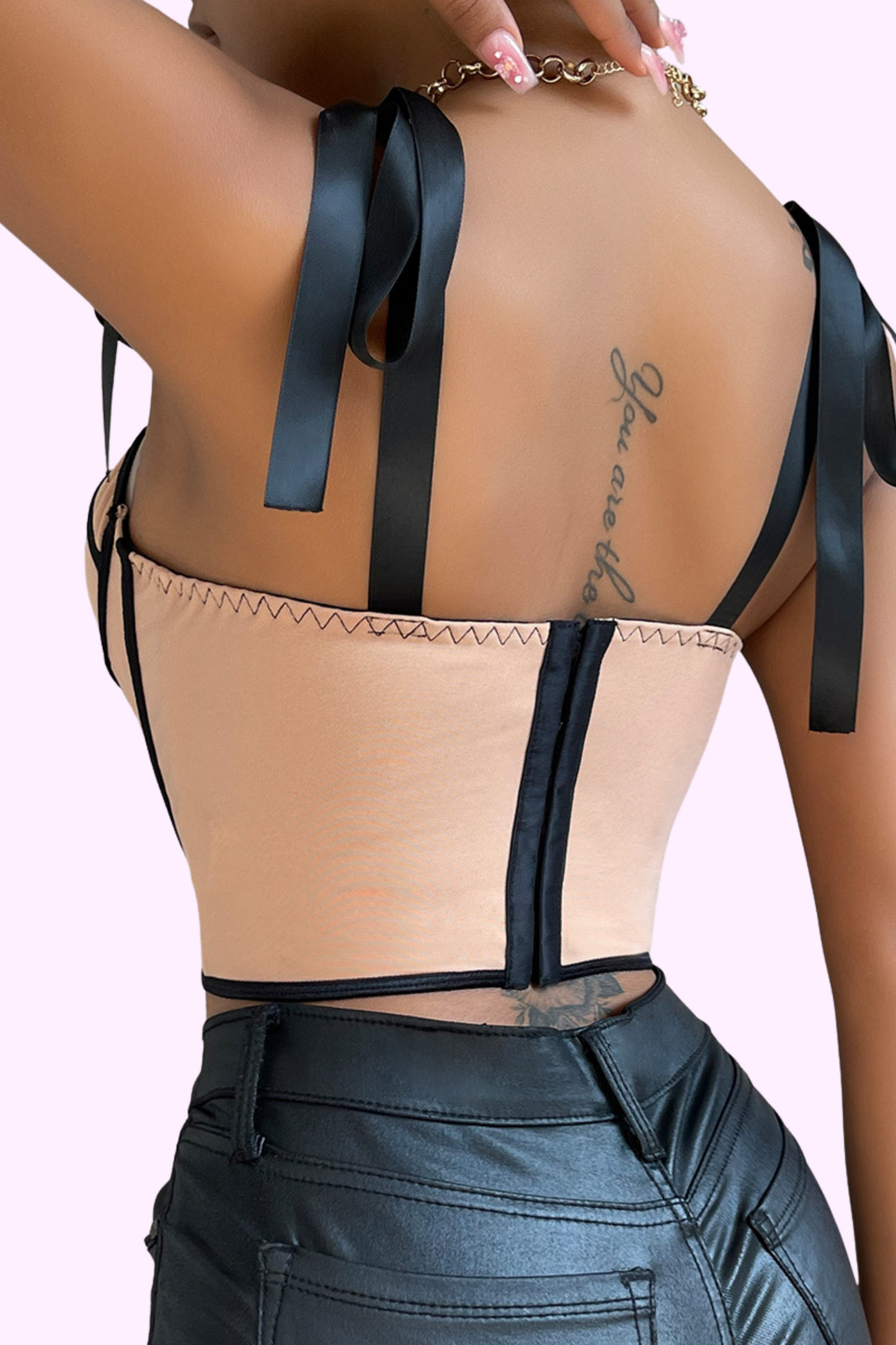 Curve Code Top - Black & Tan