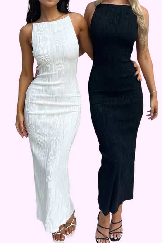 Say Less Dress - White