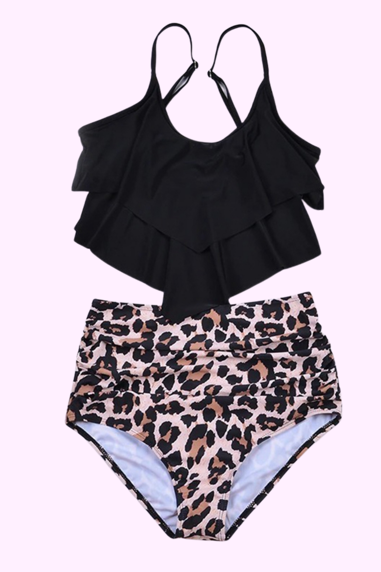 Wild One High-Waisted Bikini Set