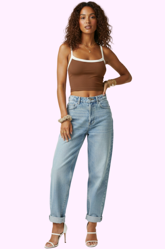 City Angel Top - Mocha