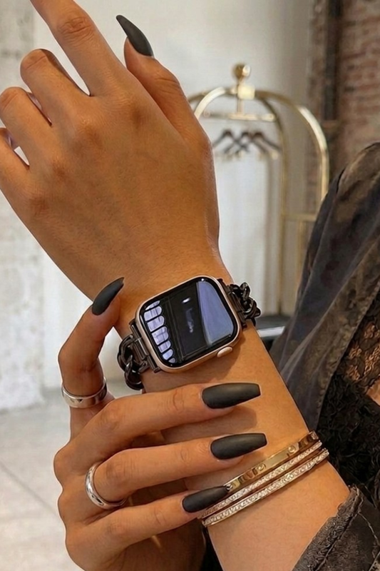 Bling Babe Apple Watch Band - Black