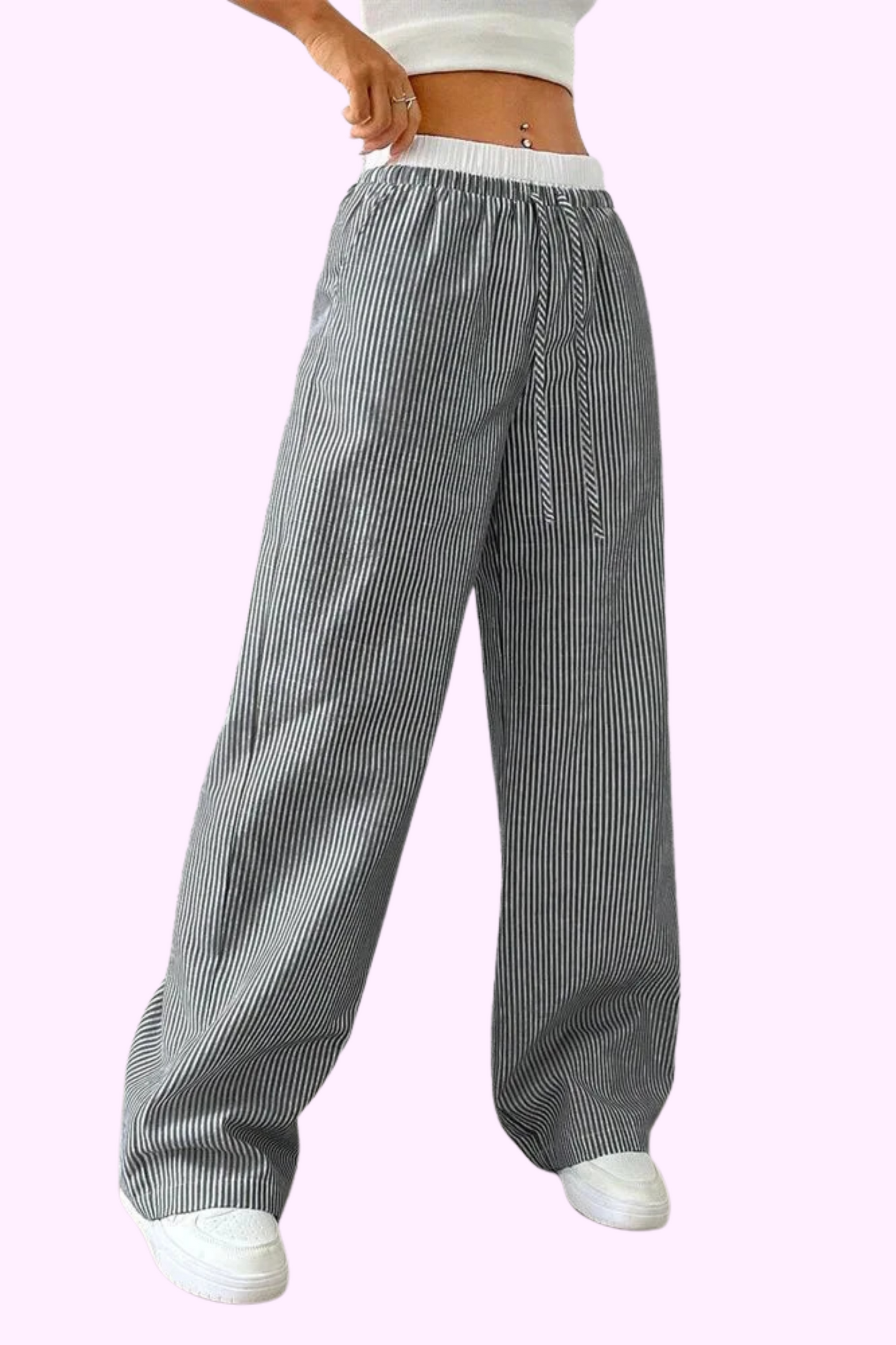 Main Character Energy Pants - Black