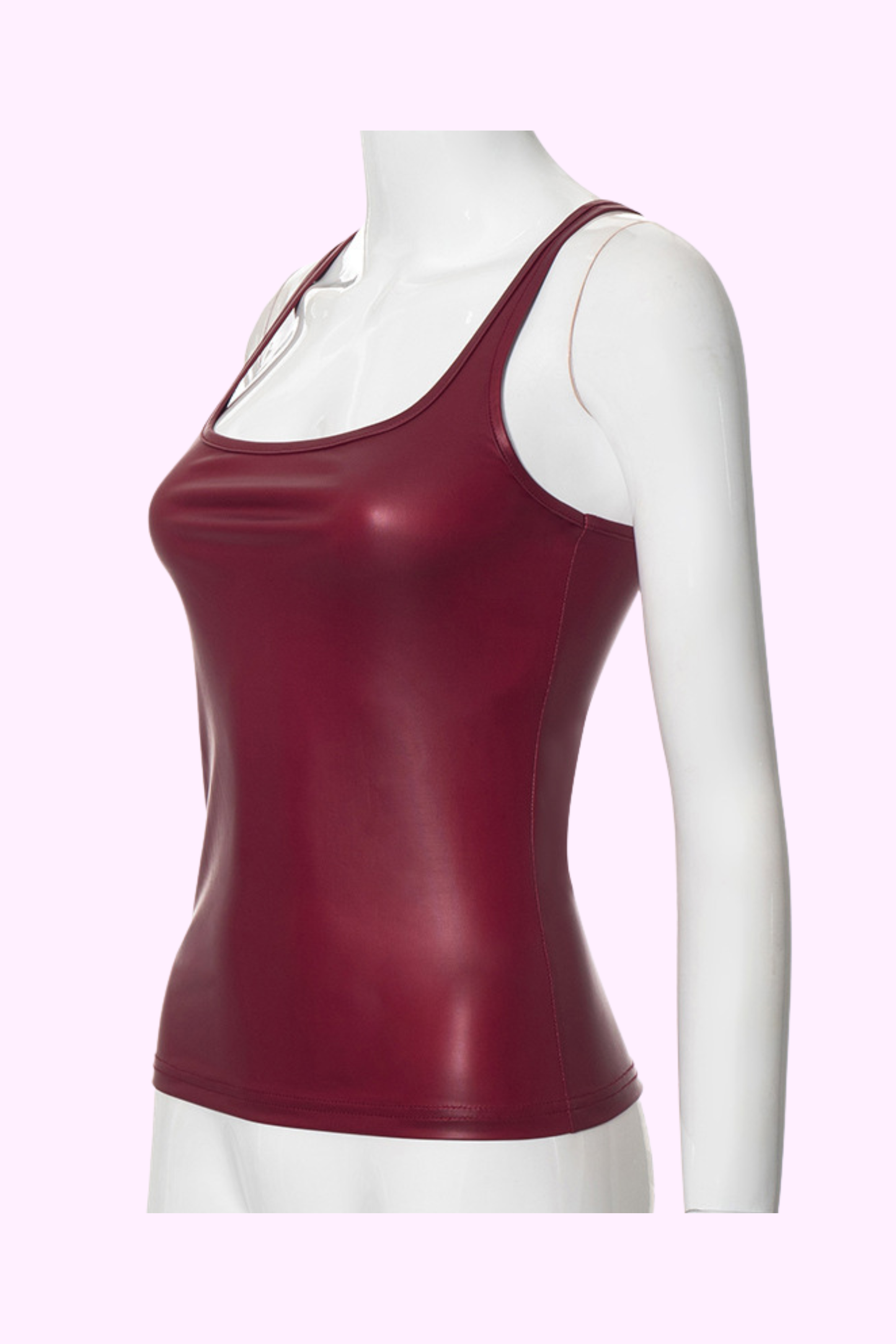 Glam & Goals Top - Dark Red