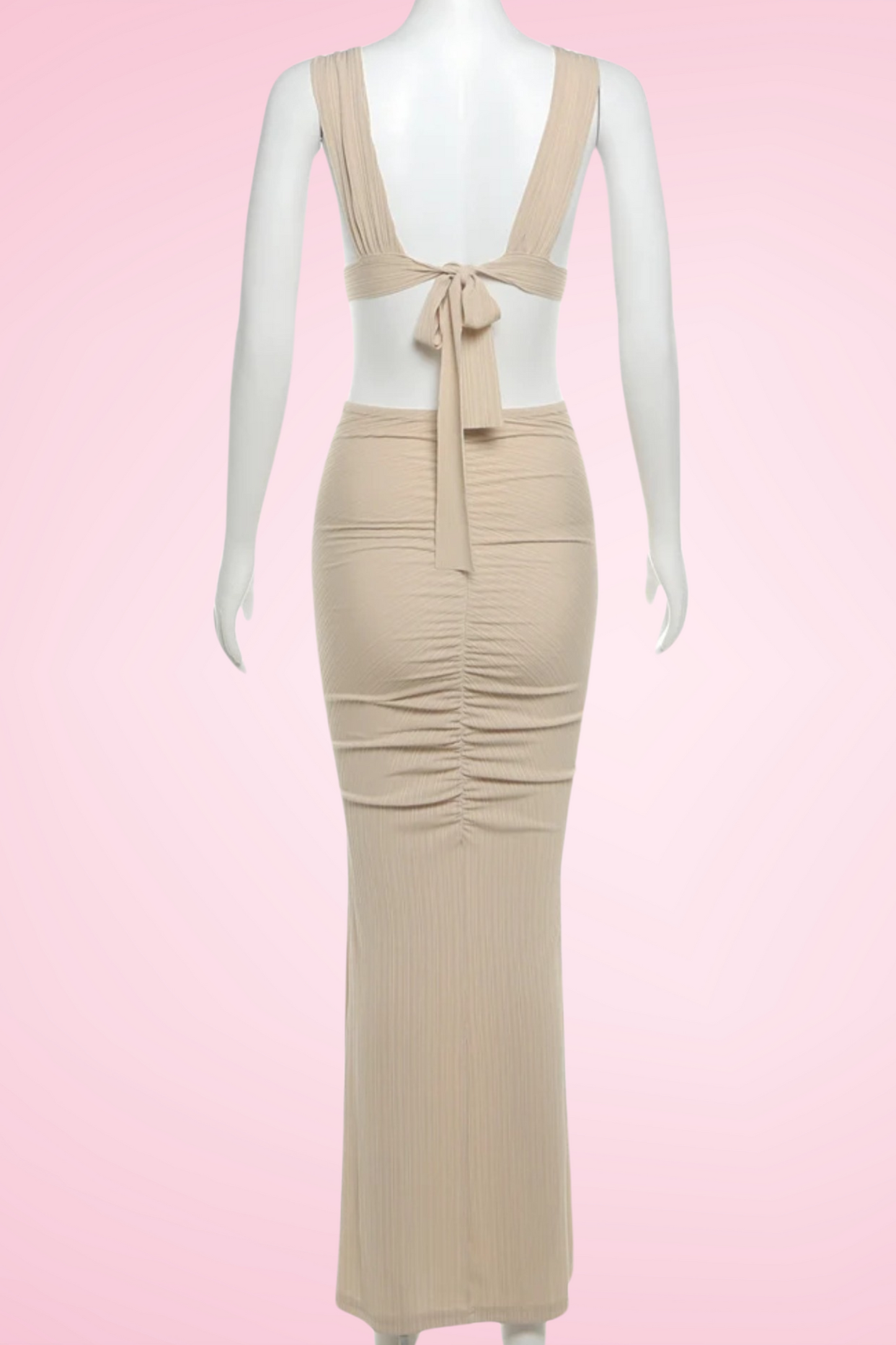 Flossin Dress - Beige